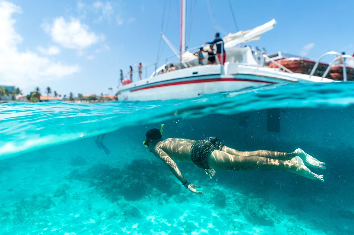 Snorkeling in Aruba