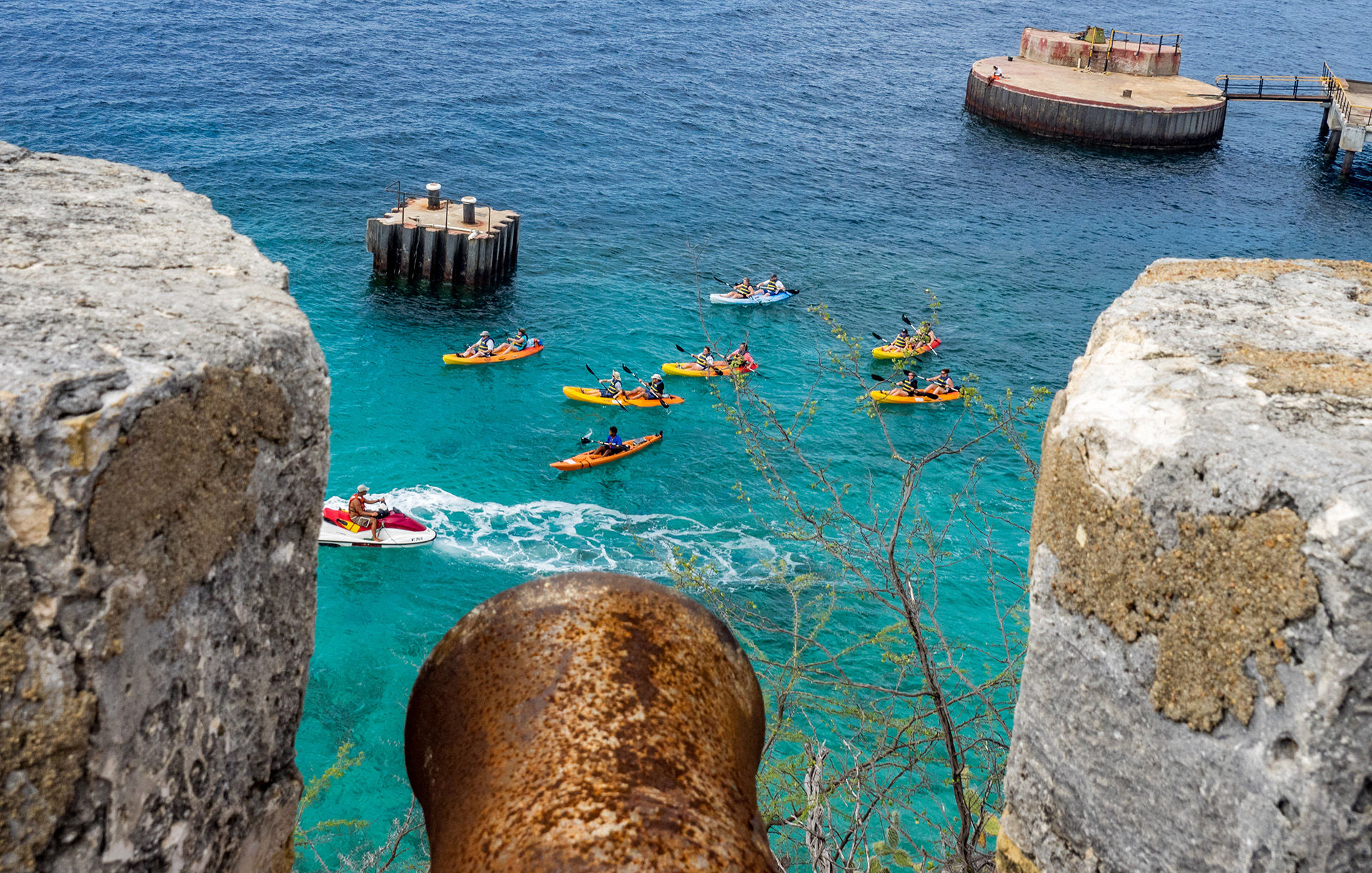 Kayaking in Curacao